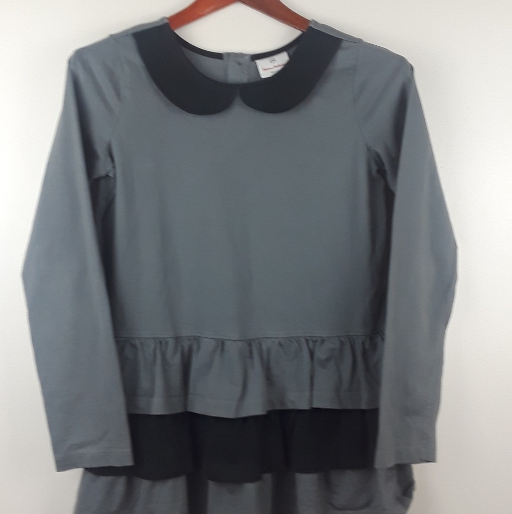 Hanna Andersson Ruffle Collared Top
